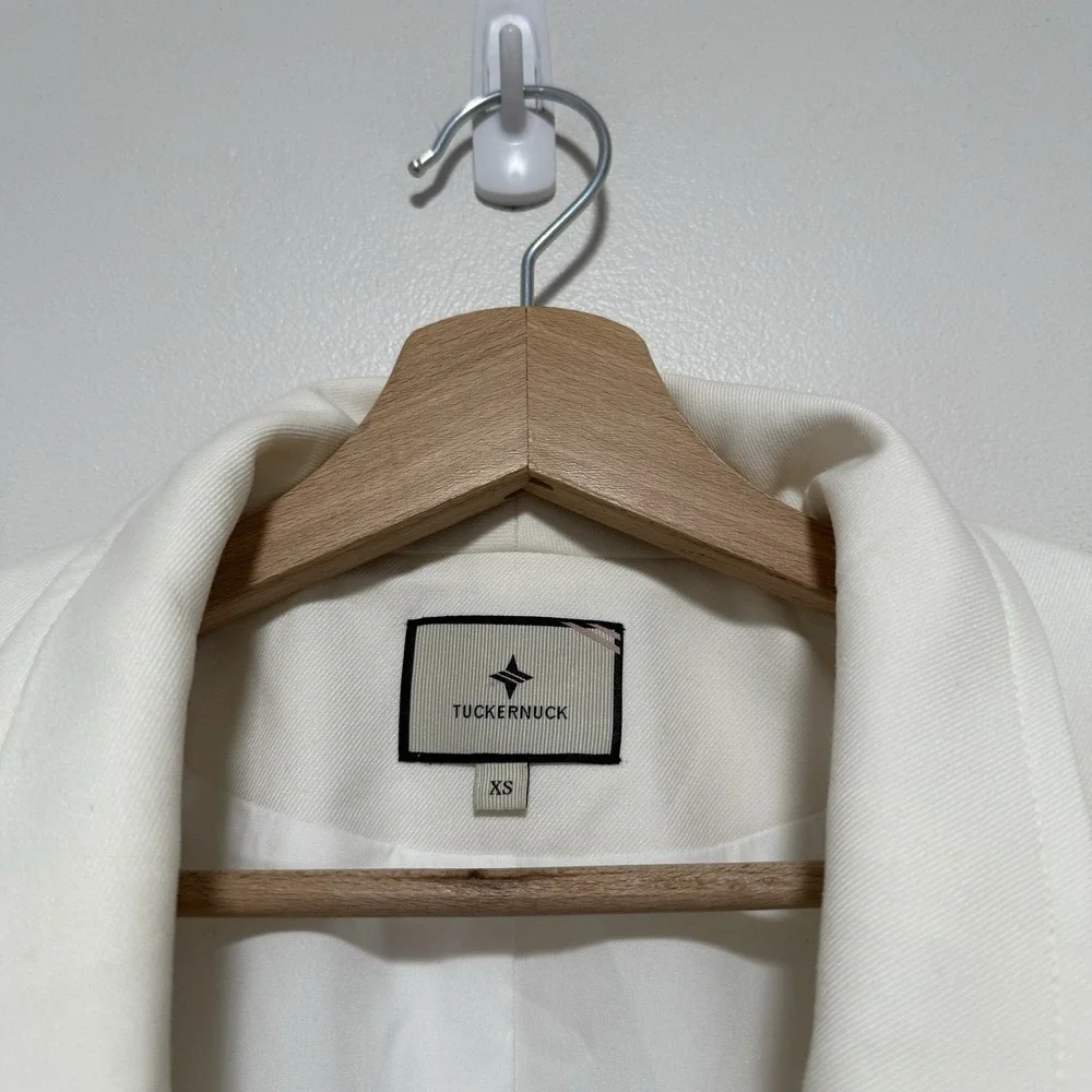 Tuckernuck NWT Cream Wool Warner Two-Blazer Size XS‎
